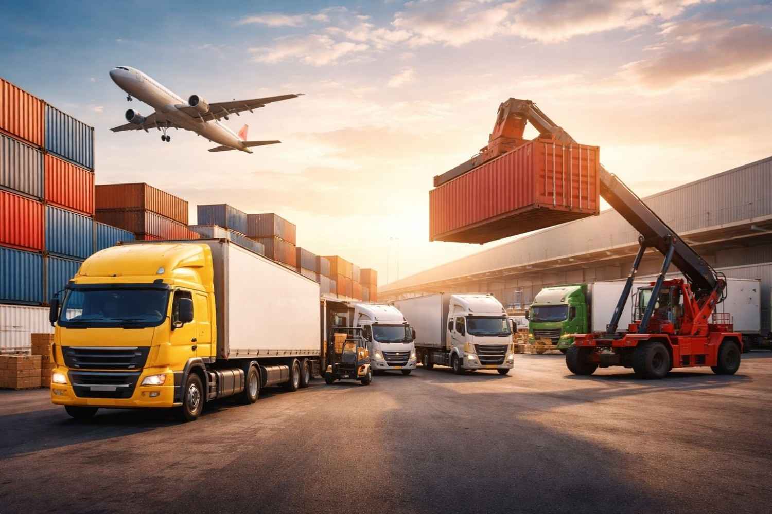 Professional logistics services in Gurgaon handling household and commercial goods with trained staff and secure transportation
