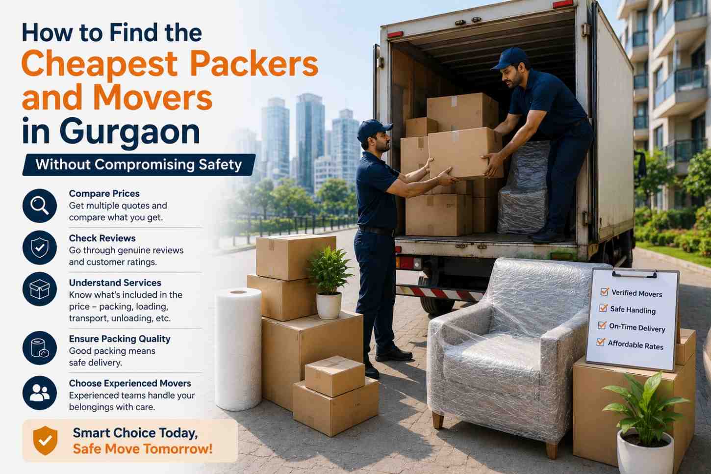 cheapest packers and movers in gurgaon